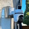 652F Space Saving Stainless Steel Camera Support Brackets Secure Fixing for Solars Panel Security Cameras LED Light