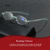 Flexible TR90 Women Reading Glasses Frameless Men Magnifier Blue Presbyopic Eyewear +1.0 +4.0 Eyeglasses Óculos