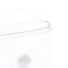 Cotton Swab Holder Sheep Design Transparent Toothpick Storage Box Container Home Decoration White