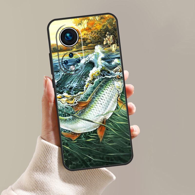 Fishing Lake Sunset Case For Honor Magic 8 6 5 7 Lite 400 Pro 200 90 70 50 X8c X8b X9a X9b X9c X9d Win RT Cover