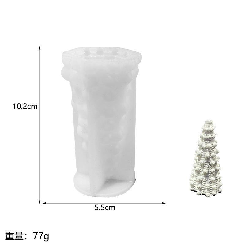 3D DIY Christmas  Silicone Candle Soap Epoxy Resin Wax Mold Silicone Cake Chocolate Making Christmas Gift Home Party Decoration