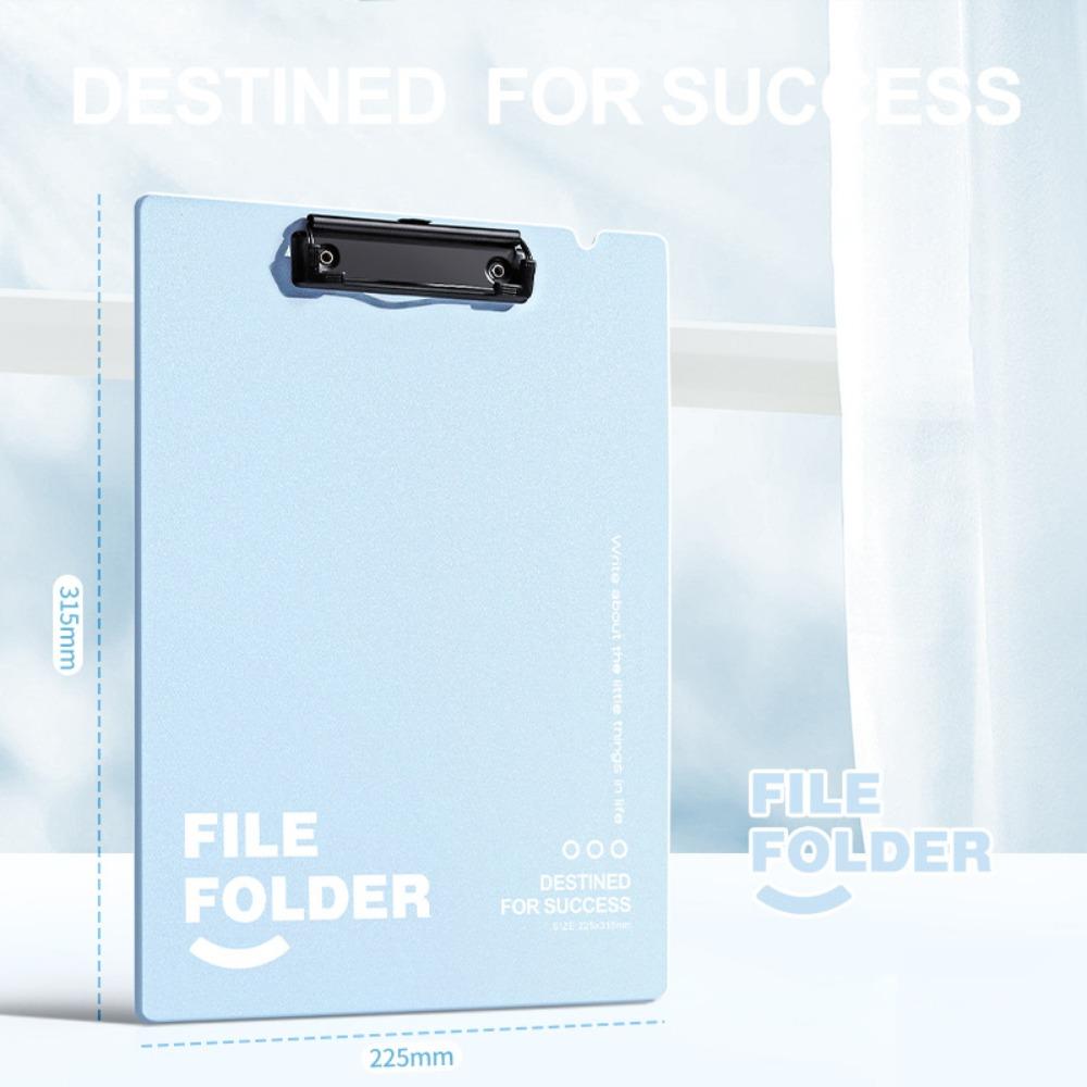 

Thickened Writing Pad Plastic Office Contract Clamp Portable Writing Clipboard School Office синий