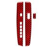 Red For Honda Accord 2013-2017 Carbon Fiber Interior Gear Shift Cover Trim