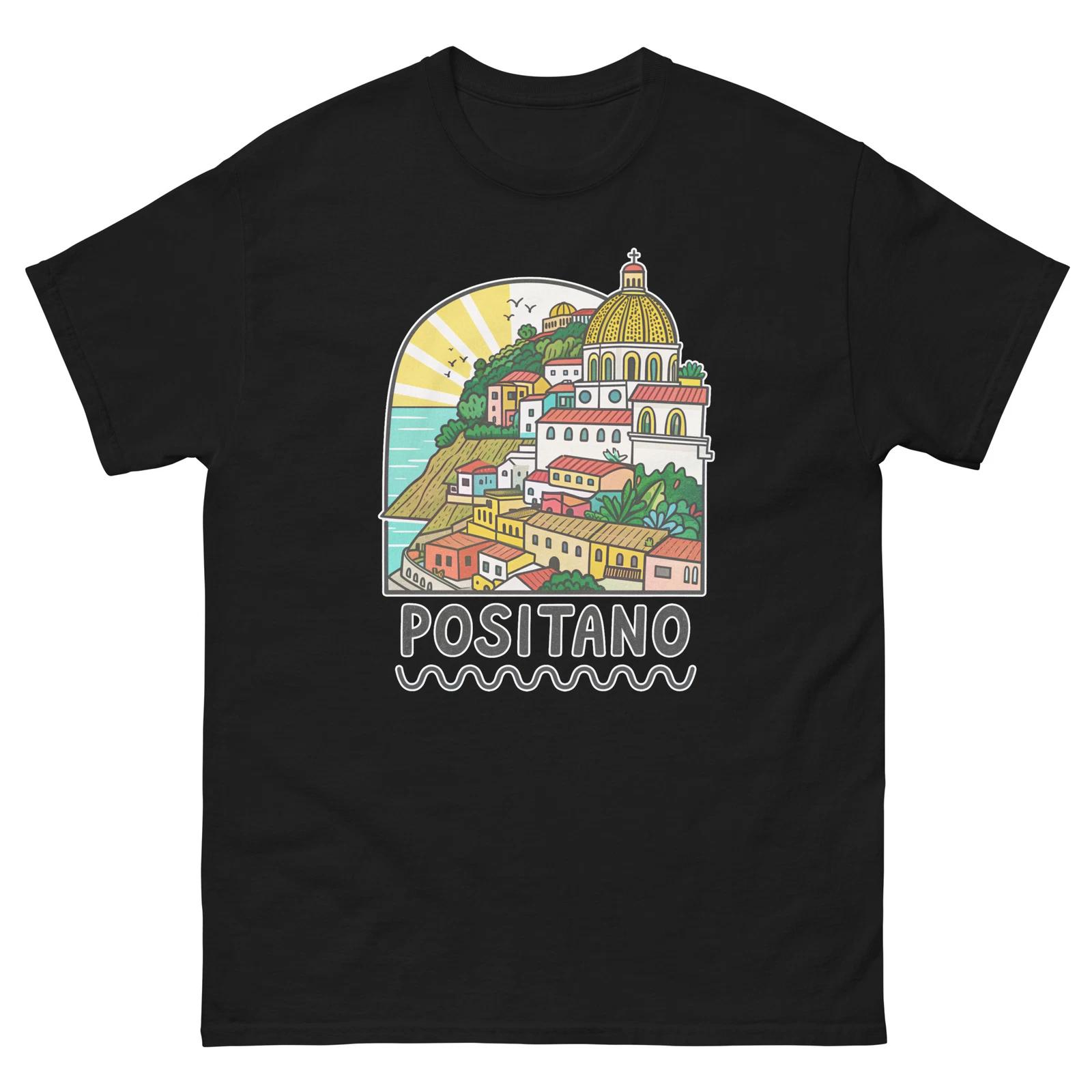 Positano Attraction Landmark Travel T-Shirt XL