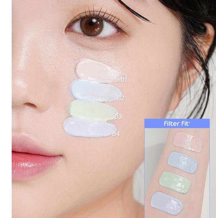 Peripera Filter Fit Milk Tone-Up Cream 35ml – Color Correcting Skincare (4 Types)