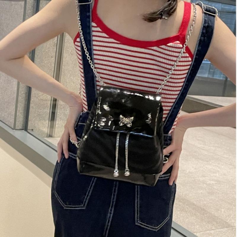 Plecak Nowy Srebrny Plecak Damski