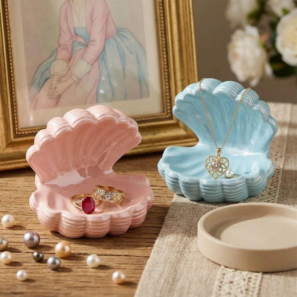 Multi-Functional Seashell Shape Gypsum Mold Scallop Candlestick Plaster Molds  DIY Crafts