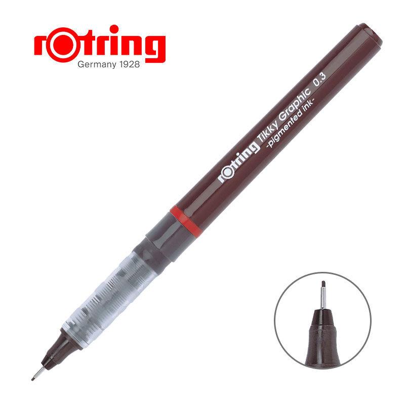 Rotring Red Ring Technical Inking Pen Set, 0.1-0.8mm for Manga and Drawing