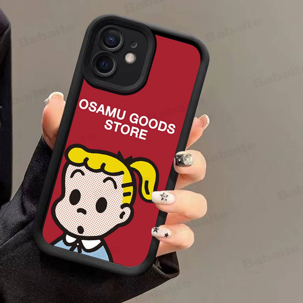 

Fashion Osamu Goods Phone Case For IPhone 17 16 15 14 13 12 11 Air Plus Pro Max Soft Back Cover iPhone 17pro max