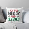 Merry Christmas Decoration Home Pillowcase Cushion Cover Autumn 45X45Cm Red Living Room Sofa Bed Pillowcase