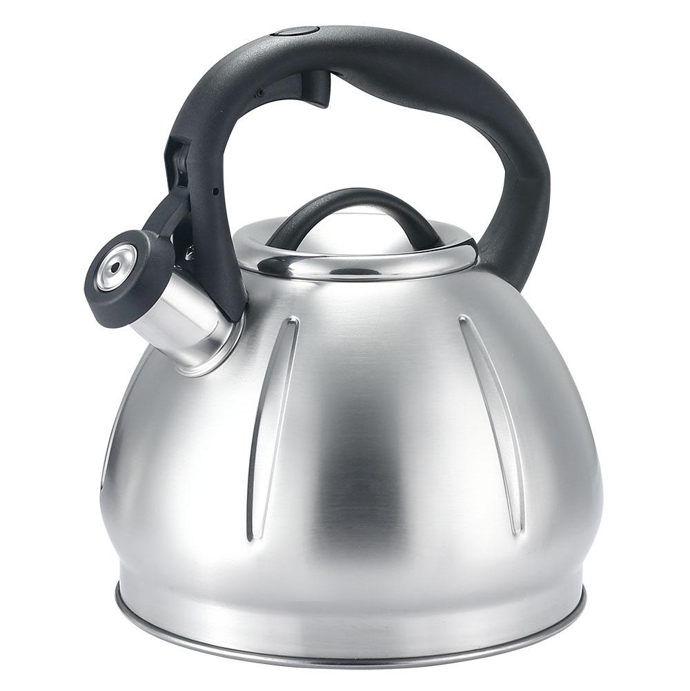 

In-Stock Universal Electromagnetic Gas Stove with 3.0L Polka Dot Stainless Steel Whistling Kettle