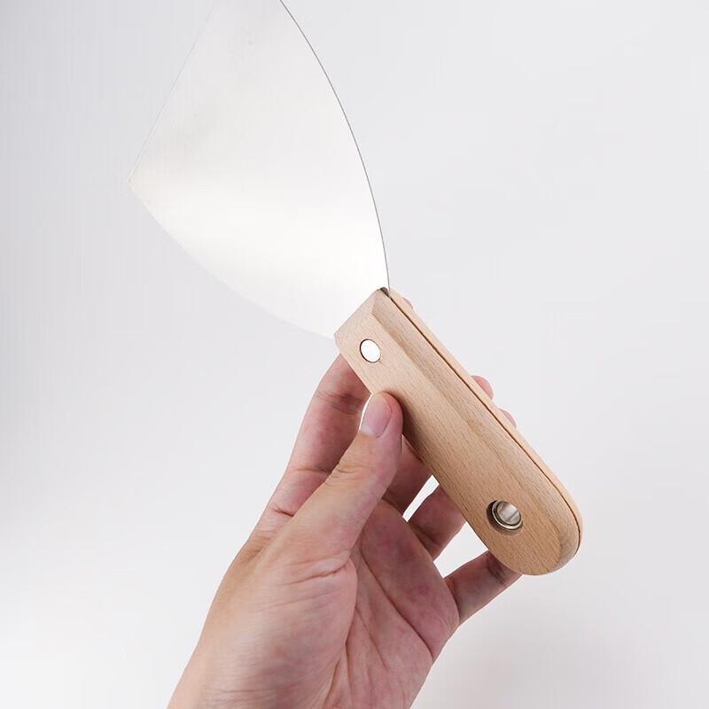 Langxi Stainless Steel Putty Knife with Beech Wood Handle