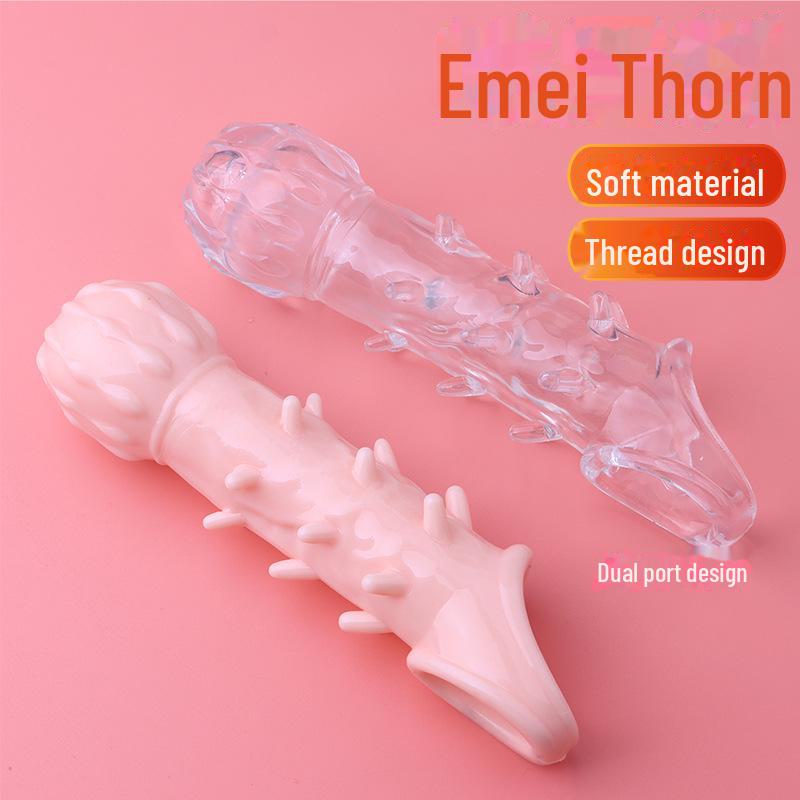 Set de dinți de lup Emei Thorn: Jucării pentru adulți pentru cupluri, îmbunătățite cu particule mari