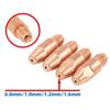 MB36KD Conductive Nozzle 36KD Protective Sleeve Connecting Rod Gas Shielded Welding Gun MIG Accessories Splitter 22PCS