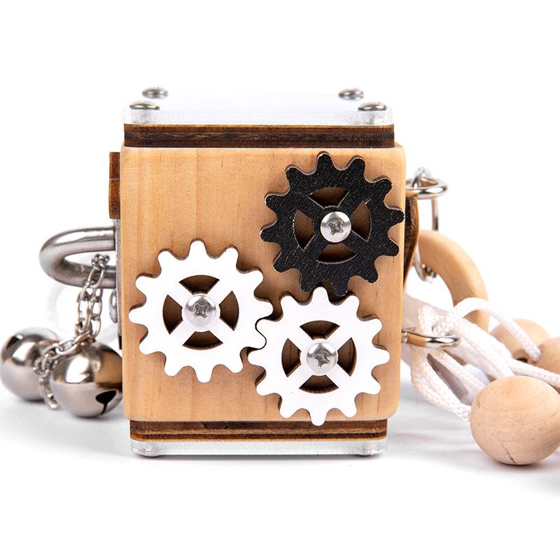 Children's Montessori Busy Block: Multifunctional Early Education Logic Training Board