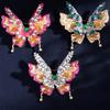 Luxury Exquisite Butterfly Brooches For Women Girls  Insects Pins Versatile Shiny Corsage Clothing Accessories Gifts