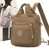 Multifunctional Women's Backpack Lightweight Anti-splashing Nylon Bag Large Capacity Shoulder Messenger Bag Casual Handbag
