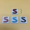 Metal S Logo, Rear Trunk Emblem Badge Car Sticker for IPL Q50 Q50S Q50L G37 Q30 Q70 G25 QX70 FX35 FX37