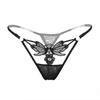 Sexy Embroidery Sexy Panties Real Temptation Fashion Hollow Thong Transparent Hip Underwear Women 2150