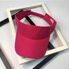 Korean Women's Quick-Dry Sports Visor: Solid Color, Sun Protection for Summer