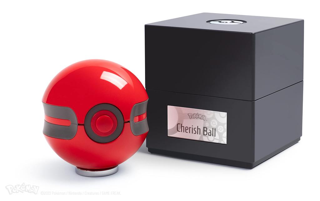 The Wand Company Original Poke Ball Authentic Replica Poke Ball Display Case with Light Function Officially Licensed Pokemon - Realistic, Electronic,