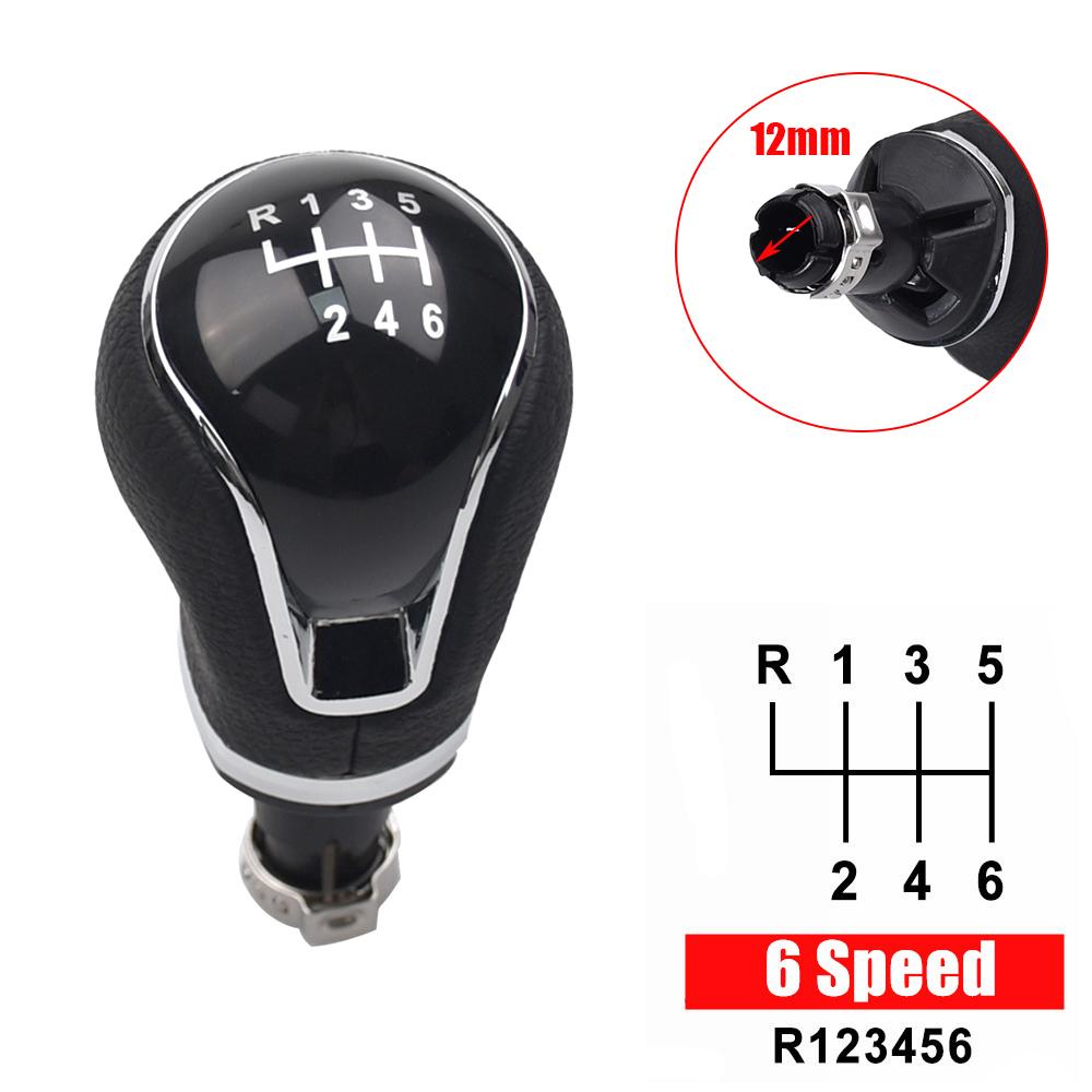 

5 6 Speed Manual Car Shifter Boot Gear Shift Knob Head Lever For SEAT IBIZA IV 6j 2009 2010 2011 2012 2013 2014 2015 2016 2017 6 Speed