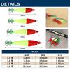Fishing goo! Float Squid Metal Cloth Wrapped Lure Squid Octopus