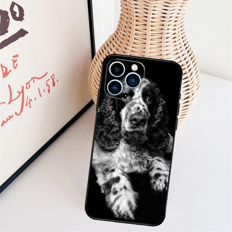Cocker Spaniel Dog Phone Case For iPhone 17 Pro Max 16 15 11 12 13 14 Pro Max Mini 15 16 Plus 16e 17 Air Cover