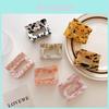 Elegant 6cm Acetate Hair Claw Clip Stylish Geometric Hair Accessory For Women