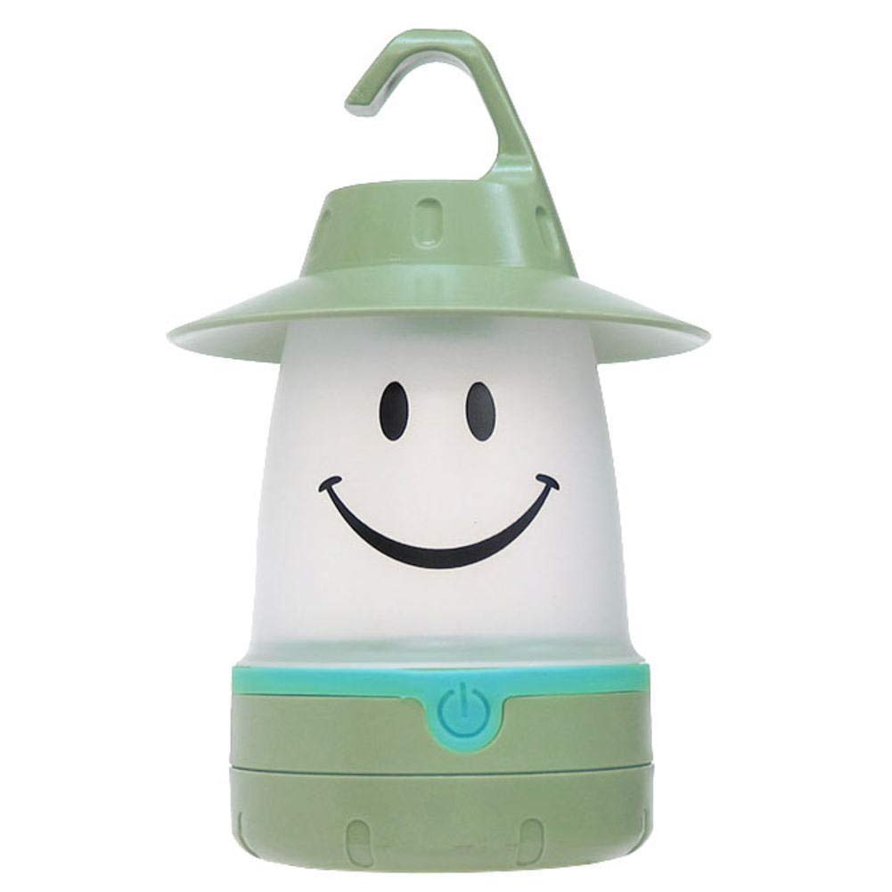 

SPICE OF LIFE Battery-Operated Smile LED Lantern, Mint, Warm White, Hanging Light, PEVS1010GR