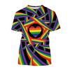 Summer Happy Pride Day Rainbow 3D Printed T-shirt Men Women Short Sleeve T-shirt  Casual Harajuku Style Children's Clothing