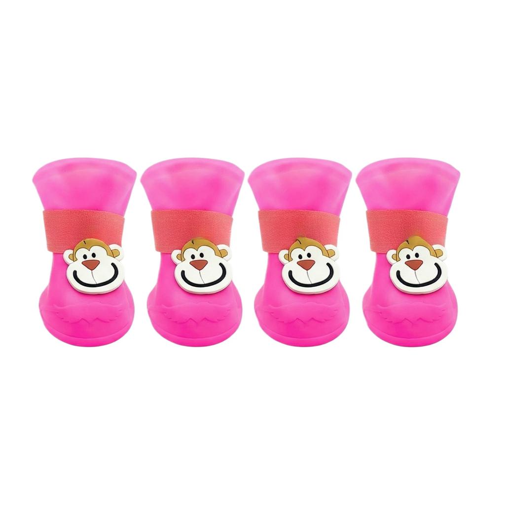 Non- And Rubber Rain Boots With Pads, Soft Soles That Won't Fall Off, Rain Boots, Puppy Shoes, Bichon And Teddy Shoes