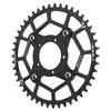 Adattatore Corona 104BCD 46T Piastra Dentata Base di Conversione Lega di Alluminio per Motore Centrale Bafang Set Nero