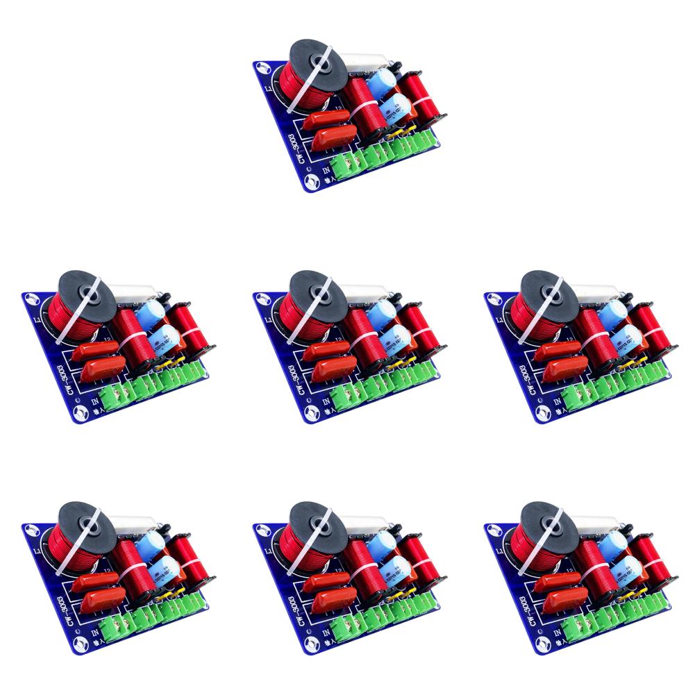 250W Frequency Divider Treble Medium Bass 3 Ways Speakers Filter Frequency Divider Adjustable for Home Theater Speaker Upgrade