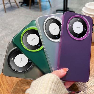 For Huawei Mate 60 Pro Case Huawei Mate 60 Phone Cover ALN-AL80 BRA-AL00 Case Mate60 Pro Luxury Metallic Aurora Skin Matte Cover