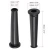 Uxcell Strain Relief Cord Boots Cable Protectors Cable Sleeves Rubber 69mm Length Black 5-Pack