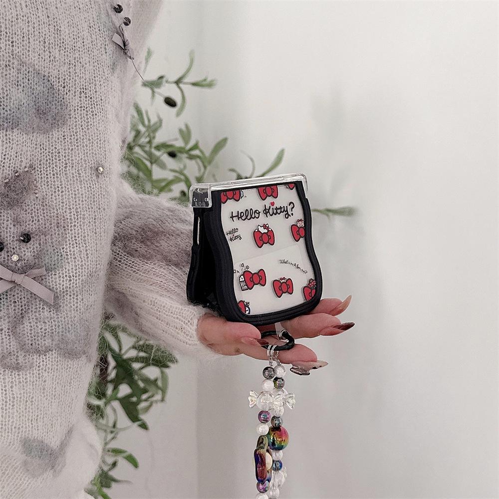 Hello Kitty Samsung Galaxy Z Flip Series Protective Case with Lanyard