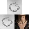 Moonstone Thorns Chain Necklace For Women With Geometric Design And Lockbone Style Perfect For Party Wear