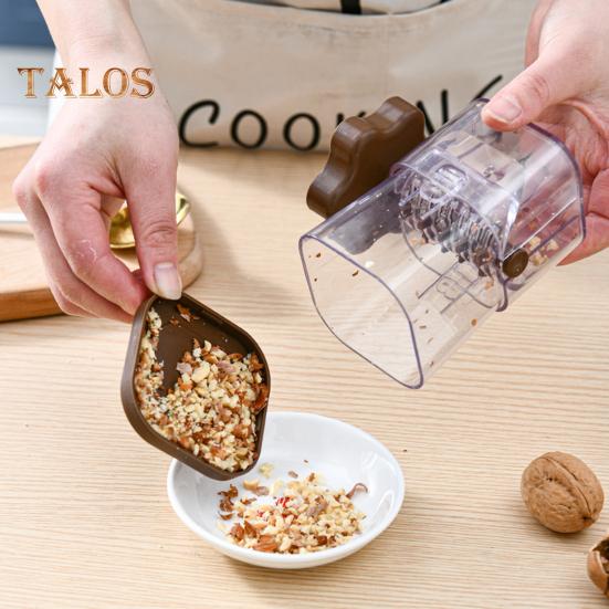 Nut Chopper Manual Nut Grinder for All Nuts Efficient Mixing Hand Held Food Shredder Cutter Mincer Blender Meat Grinder Multifunctional Kitchen Tool