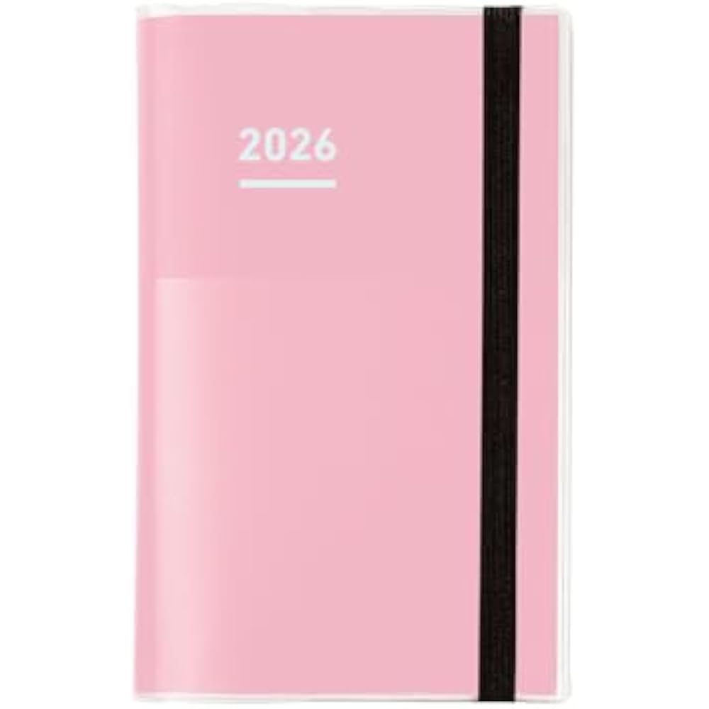 Kokuyojibun Notebook Mini First Kit Notebook 2026 Monthly Weekly B6 Slim Pinkni-JFM1P-26 Starting...