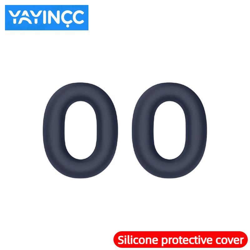 YAYINCC 360° All-round Protection Silicone Protective Case for Sony WH-1000XM6 Rose Grey headset Skin friendly Washable durable