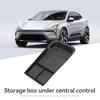 Car Center Console Storage Compartment Organizer Anti Scratch TPE Tray Suitable For Tidying Essential Easy Installation