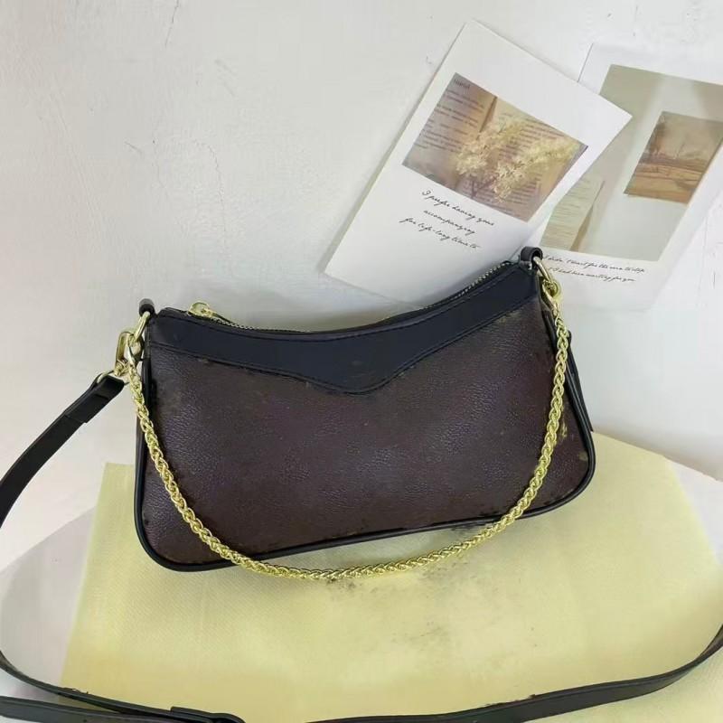Geantă crossbody elegantă pentru femei din PU cu imprimeu cu litere, geantă mică de umăr, pentru uz zilnic casual