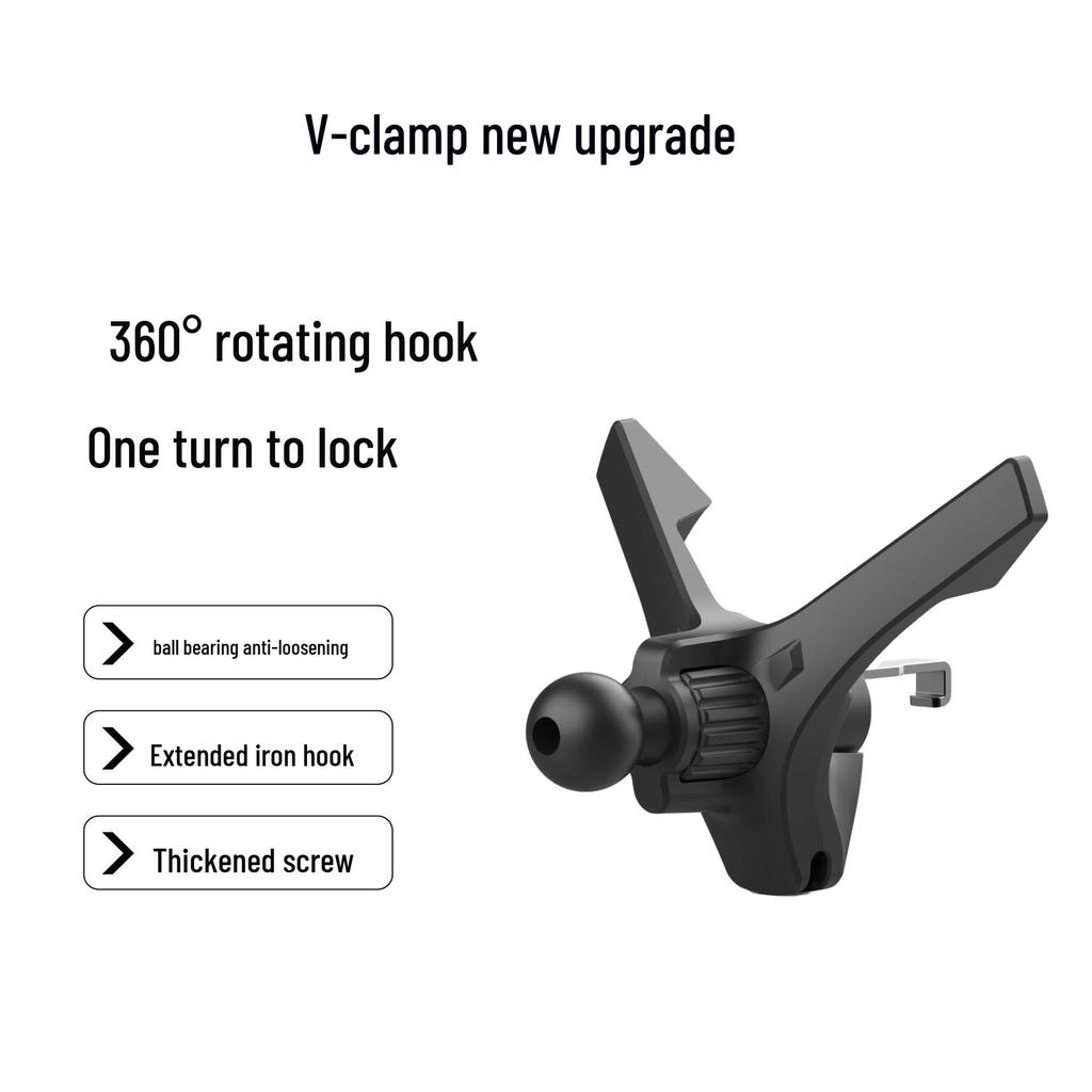 Universal Car Phone Holder: Air Vent & Dashboard Mount for Navigation