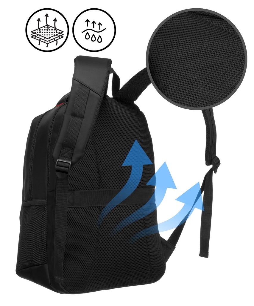 PTN 23024-6717 BLACK Travel Backpack