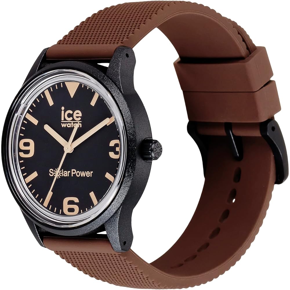 Ice Watch Solar Power 020607 Unisex Casual Watch Brown Medium