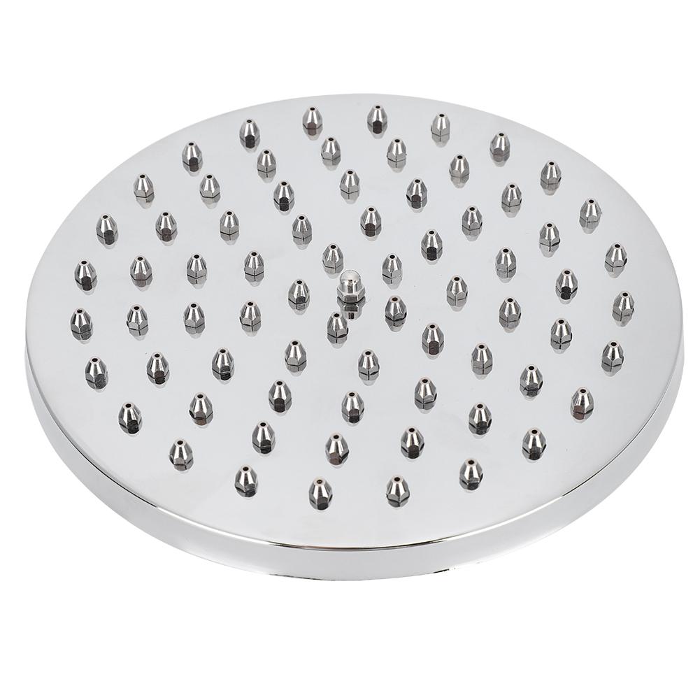 8 Inch Round Showerhead Stainless Steel Detachable Bathroom Top Spray Rain Head High Pressure G1/2