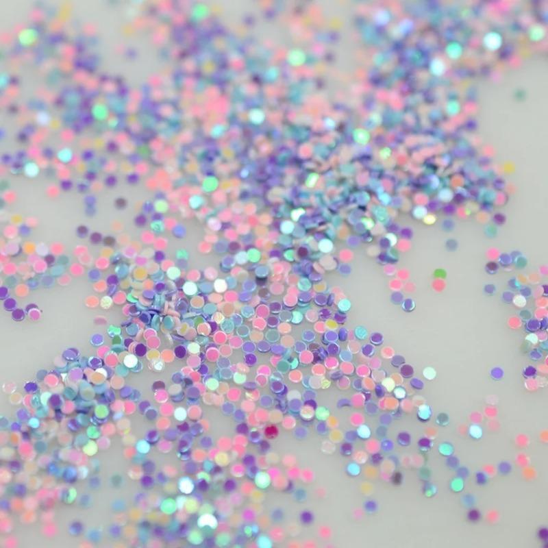 2g/box Rainbow Mix Fashion Design Nail Glitter Sequins Nail Art Sequins 3D Decoration Nail Tools