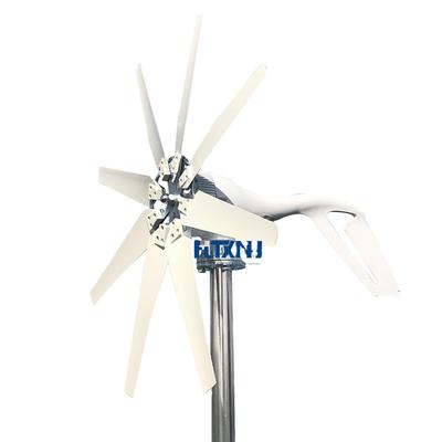 Horizontální generátor větrné turbíny 800w 1000w 12v 24v 48v Bezplatná energie Nová energie Alternativní příslušenství pro domácí pouliční osvětlení