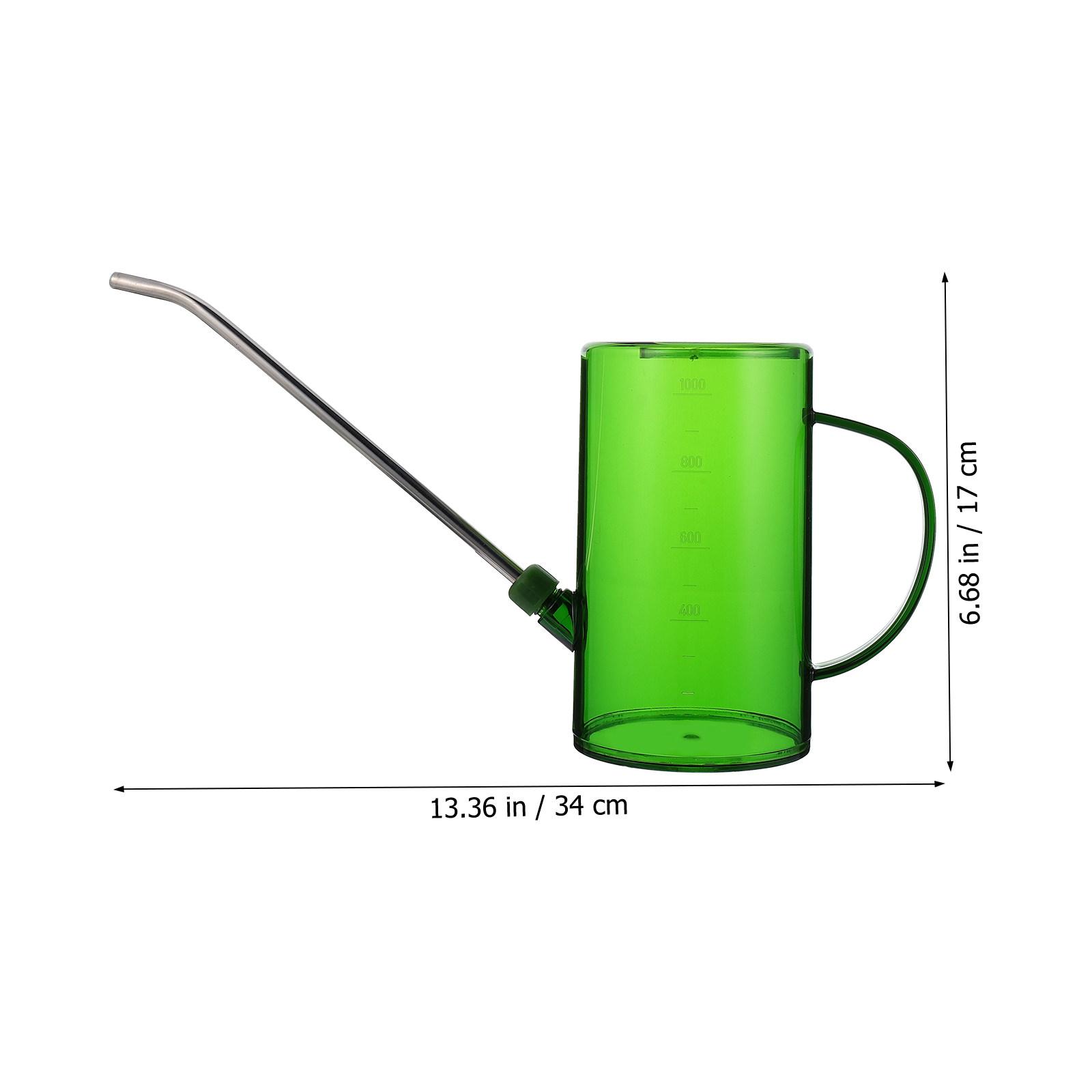 

Long Mouth Garden Watering Bottle Compact Precise Sprinkling Kettle for Flowers Plants Succulents Household Cleaning Gardening зелёный